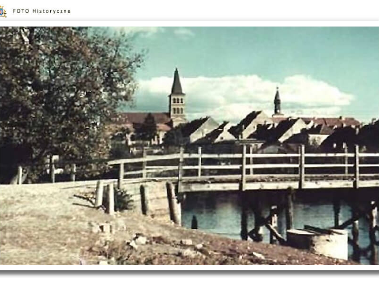 Meseritz - Międzyrzecz - Mostek przez rzekę Obra - dziś nieistniejący