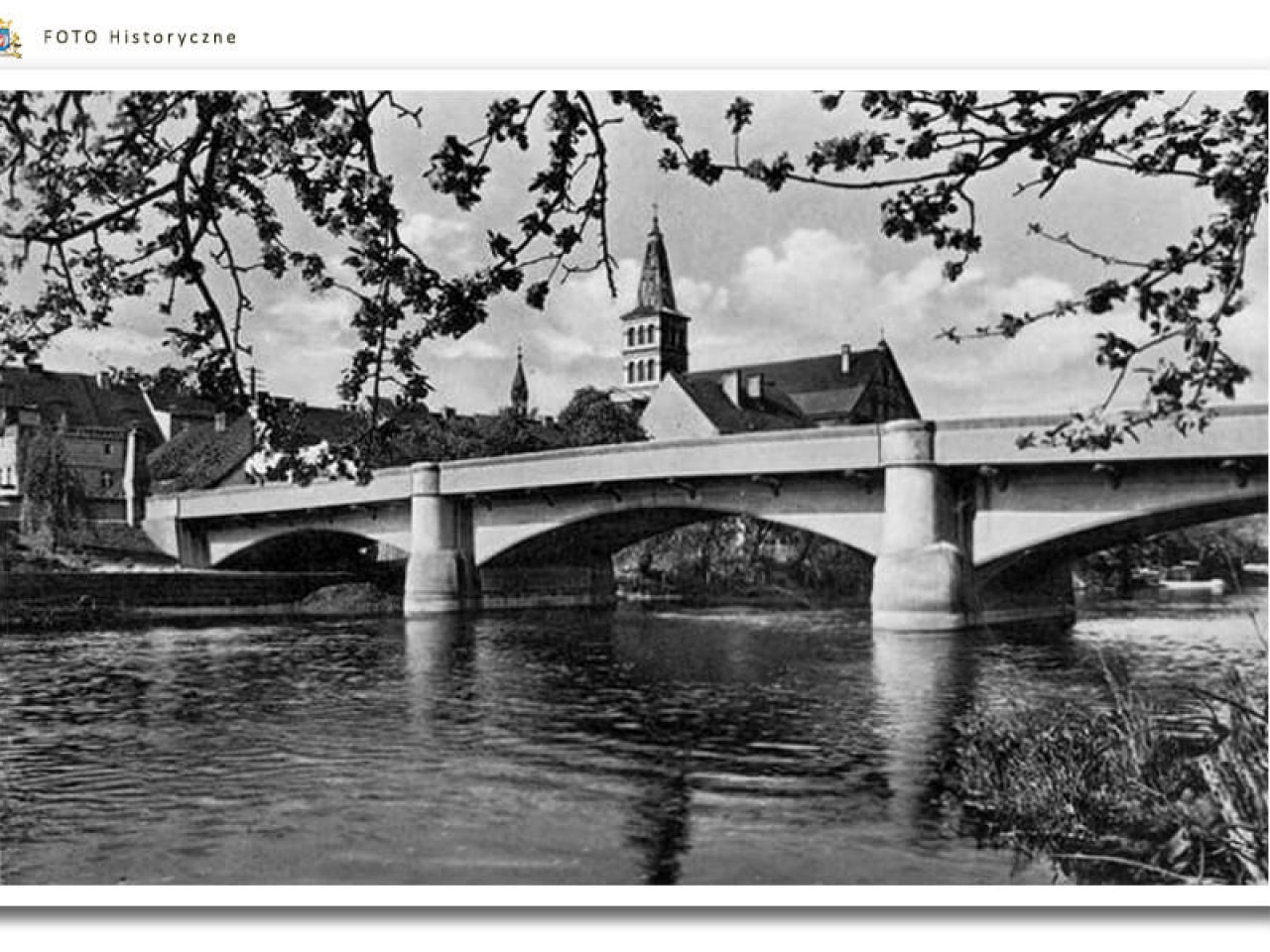 Meseritz - Międzyrzecz - Most przez rzekę Obra , betonowy wybudowany w 1925 r.   Został wyburzony w latach 70-tych