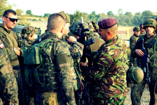 Cyfrowy poligon - zajęcia żołnierzy PKW Rumunia