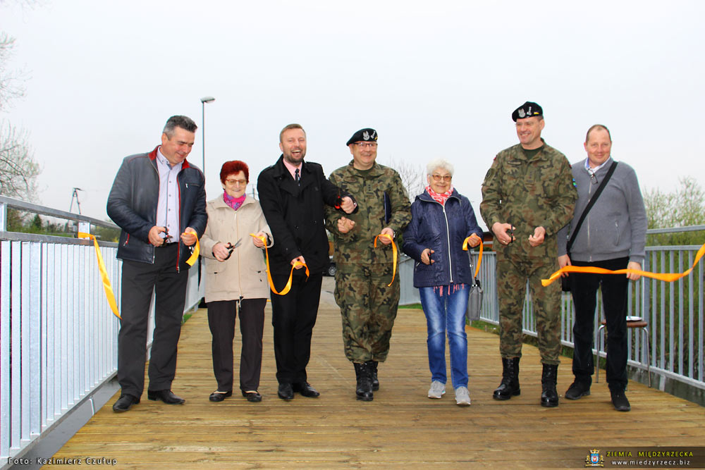 Mostek w Świętym Wojciechu oficjalnie oddany do użytku