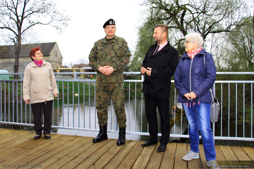 Mostek w Świętym Wojciechu oficjalnie oddany do użytku