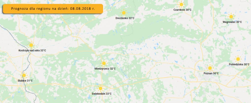 Alert pogodowy dla województwa lubuskiego
