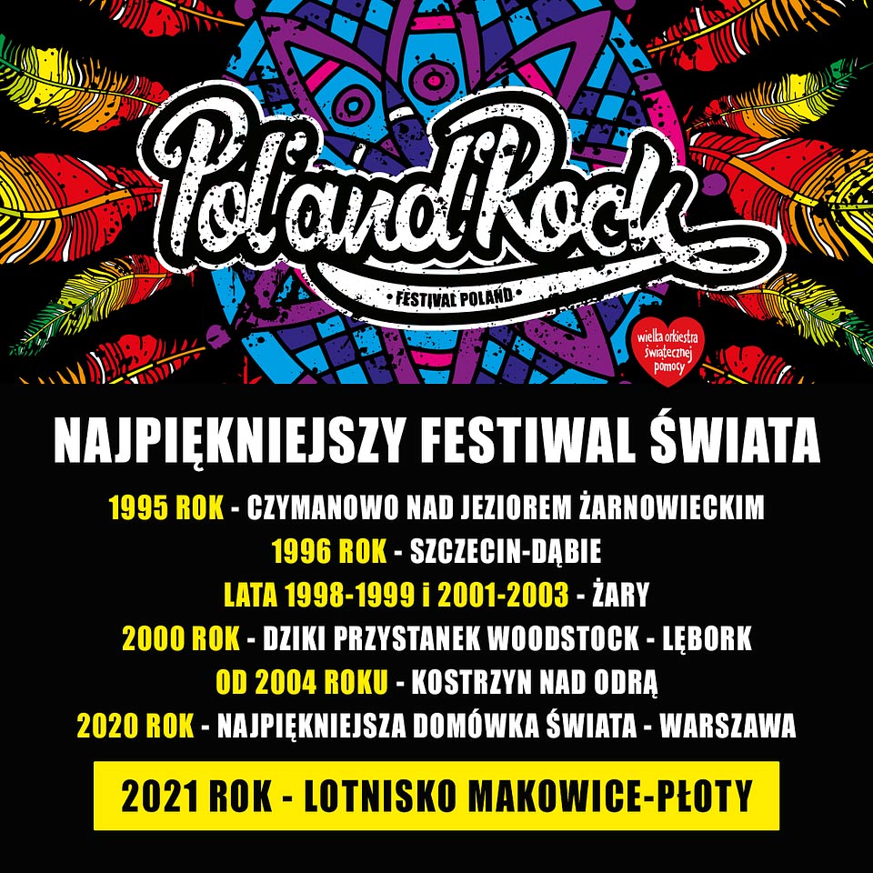 pol’and’rock festival plakat zapowiedz