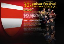 30 międzynarodowy festiwal gitarowy brno 2021 baner