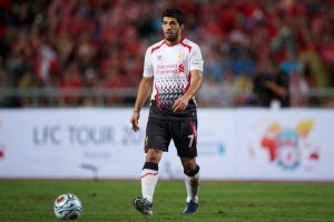 bangkok,,thailand july,28:luis,suarez,of,liverpool,in,action,during,the