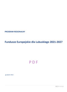 fundusze europejskie program 2021 2027