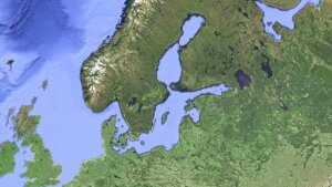 morze bałtyckie mapa
